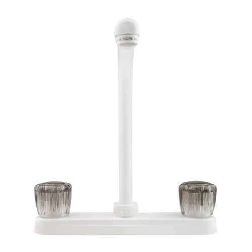 Dura Faucet Hi-Rise Kitchen Faucet for RVs - White