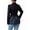 Black, variant on Women'S Floral Lace Mesh One Button Lapel Neck Long Sleeve Elegant Blazer XL