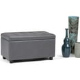 thumbnail image 2 of Homestock Retro Relaxation  34 Inch Wide Rectangle Storage Ottoman, 2 of 51