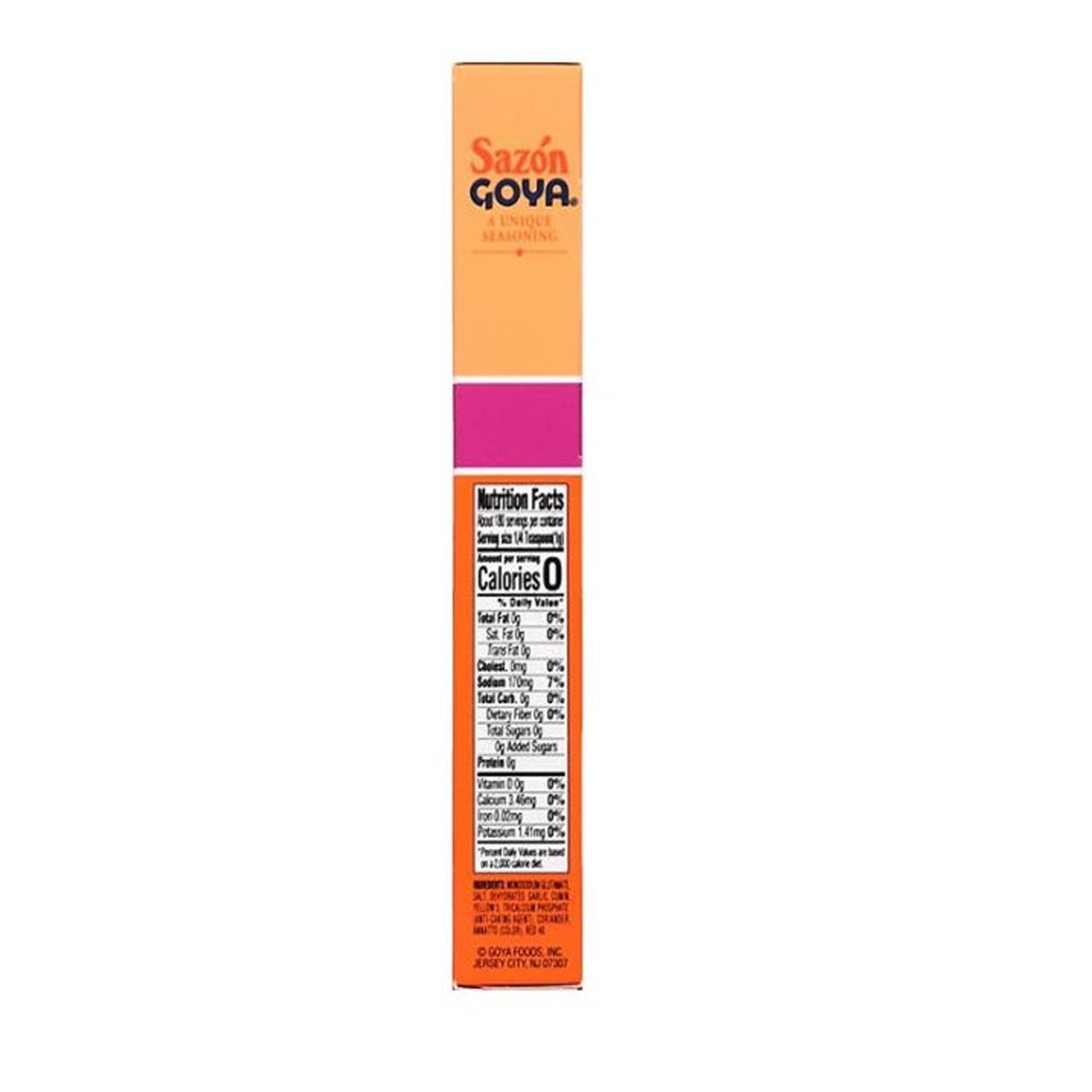 Goya Sazon Goya Clntro/Achte Jumbo Seasoning, 6.33-Ounce Unit - 36 Packets - (Pack of 1)