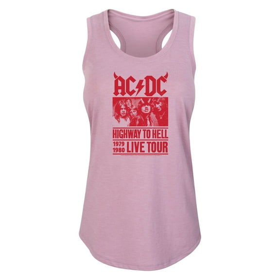 ACDC - Highway To Hell Poster Style - Women's Racerback Tank Top