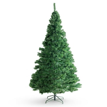BENTISM 6.5ft Pre-lit Artificial Christmas Tree, Full Holiday Decor Xmas Tree with 450 Multi-Color LED Lights, 1227 Branch Tips and Metal Stand for Home Party Office Decoration