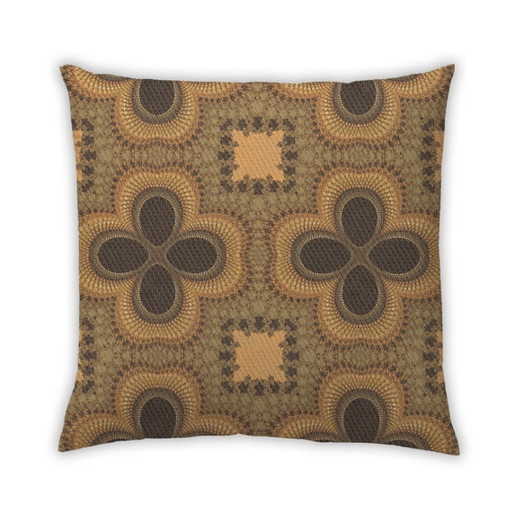 Ahgly Company Outdoor Square Contemporary Throw Pillow, 18 inch by 18 inch