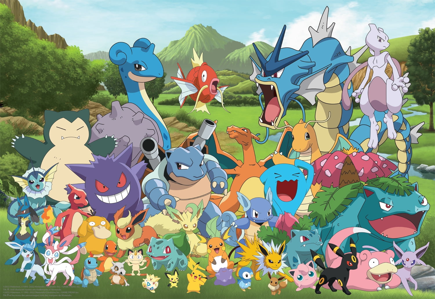 Buffalo Games 2000-Piece Pokemon Group Jigsaw Puzzle