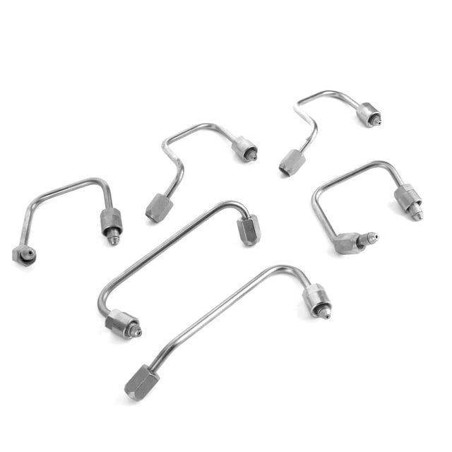 Juego completo de línea de combustible de inyector 4935976 4935982 apto para Dodge Cummins Diesel 07-18 6.7L Jadeshay A