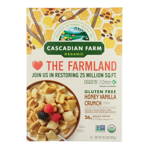 Cascadian Farm - Cereal Hny Vanilla Crunch - Case of 12 - 10.5 OZ