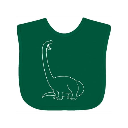 

Inktastic Pocket Dino Roaring Brontosaurus Gift Baby Boy or Baby Girl Bib