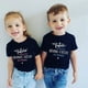 thumbnail image 2 of Camisetas para niños con el mensaje "Futuro hermano/hermana mayor en el mundo", anuncio de bebé, camiseta de embarazo, ropa de verano para niños y niñas, regalos, 2 of 5