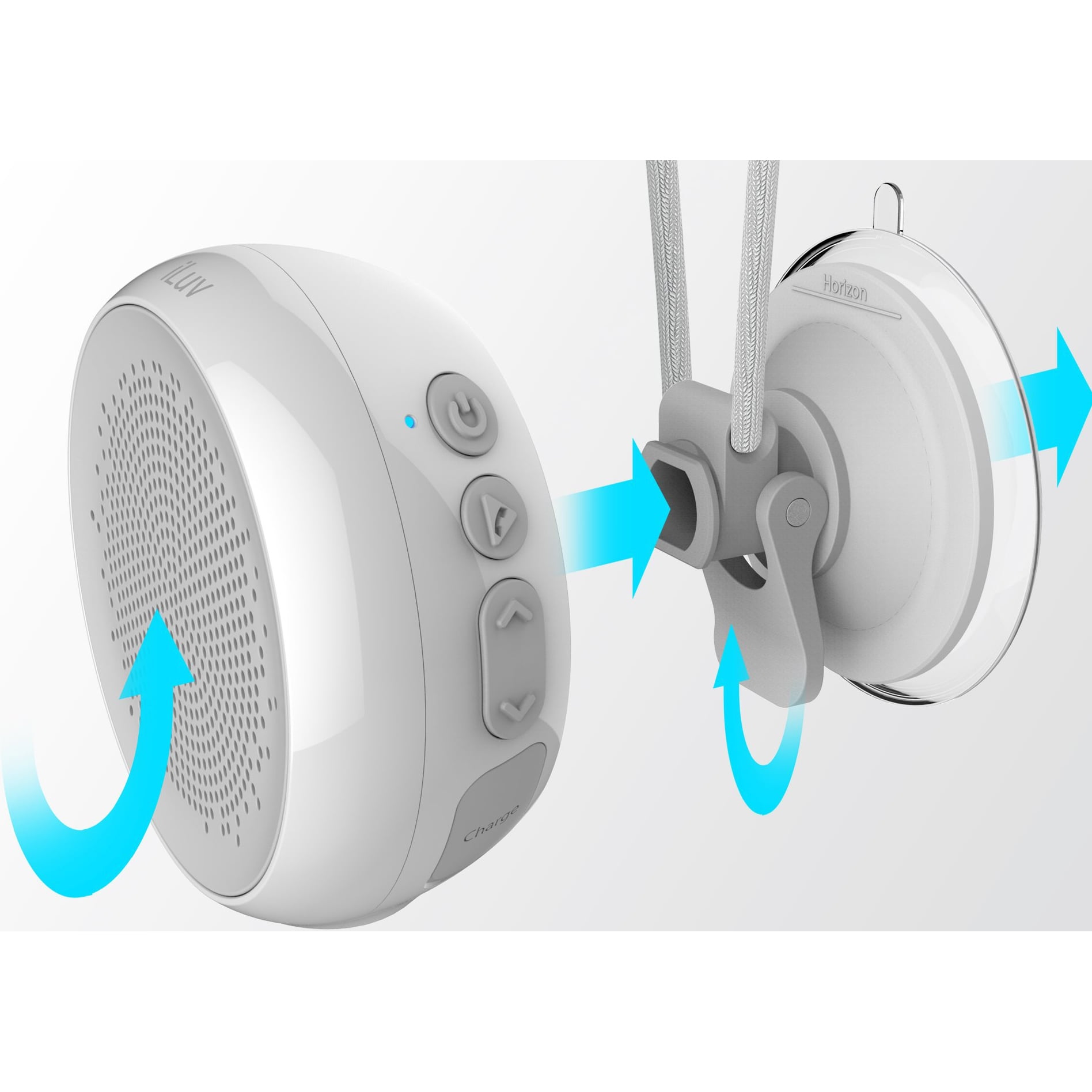 iluv wireless bluetooth shower speaker