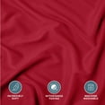 thumbnail image 4 of Bare Home Pillow Sham Set - Premium 1800 Collection - Double Brushed - King, Red, 4 of 9