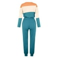 thumbnail image 5 of GaThRRgYP Womens Outfits Top and Pants,Women's Fashionable Loose Fitting Color Matching Long Sleeved Casual Set, 5 of 6