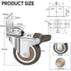 thumbnail image 2 of Ruedas giratorias para muebles y proyectos, ruedas de goma TPR de 50 mm que garantizan un deslizamiento suave, carcasa de metal que garantiza durabilidad, ideal para uso en interiores y exteriores, 2 of 5