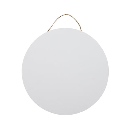 Hello Hobby White Circle Canvas Board for All Ages - Perfect Art Board for Acrylic, Oil, and Mixed Media