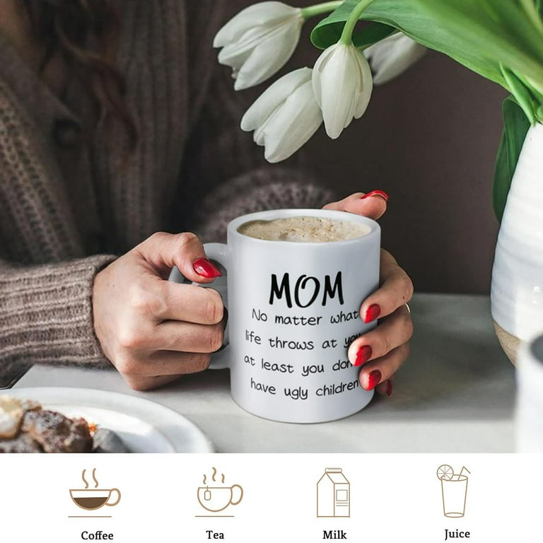 Mothers Day Christmas Gifts Funny Mom Coffee Mug From Daughter Son
