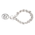 thumbnail image 5 of Pulsera con colgante redondo para mujer, pulsera sencilla de moda con hebilla, accesorio de joyería, 5 of 5