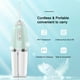 thumbnail image 4 of Irrigador bucal portátil inteligente con carga USB, tanque de 230ml, 4 boquillas intercambiables, rotación 360°, 3 modos de limpieza, IPX7 resistente al agua, ideal para viajes y uso diario, color, 4 of 7