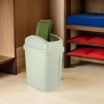 thumbnail image 4 of BESTYASH Basurero Con Abatible Para Hogar Y Oficina Construcción Resistente Verde Claro, 4 of 8