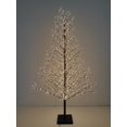 thumbnail image 3 of 5.8Ft Black Pre-Lit Birch Tree with 1099 LED Lights Christmas Holiday Decor Indoor Use Only, 3 of 5