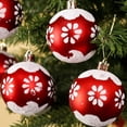 thumbnail image 4 of 30/6 piezas de bolas navideñas galvanizadas, adornos colgantes para árbol de Navidad, adornos de bolas navideñas para fiestas de Año Nuevo, decoración del hogar, 4 of 5