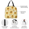 thumbnail image 4 of Disketp Watercolor With Sunflowers for Insulated Lunch Bag for Women and Men, Perfect for Work, Hiking, Picnic, 4 of 8