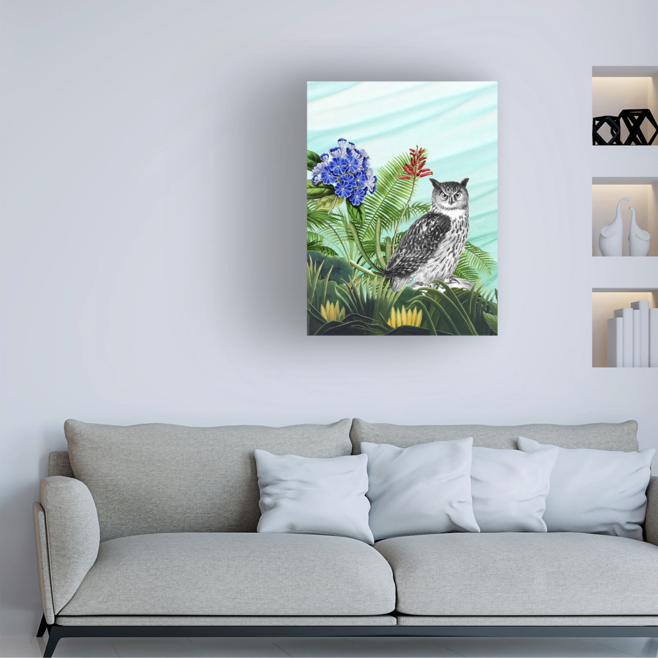 Trademark Fine Art Melissa Wang  Tropical Wave I Canvas Wall Art
