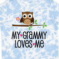 thumbnail image 4 of Inktastic Grammy Loves Me Grandchild Owl Girls Toddler T-Shirt, 4 of 5