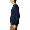 thumbnail image 3 of Columbia Mens Trek Crew Collegiate Navy/White Medium, 3 of 5