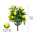 thumbnail image 2 of Mini Potted Plant Simulation Lemon Pots Fake Plants Plastic Decorate Home Decoration Artificial Kumquat Tree, 2 of 6
