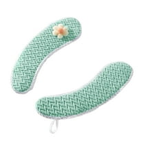 Uranda Toilet Seat Cushion, Washable Bathroom Closestool Pad Mat, Thick and Warm Household Toilet Seat Cushion with Handle Green