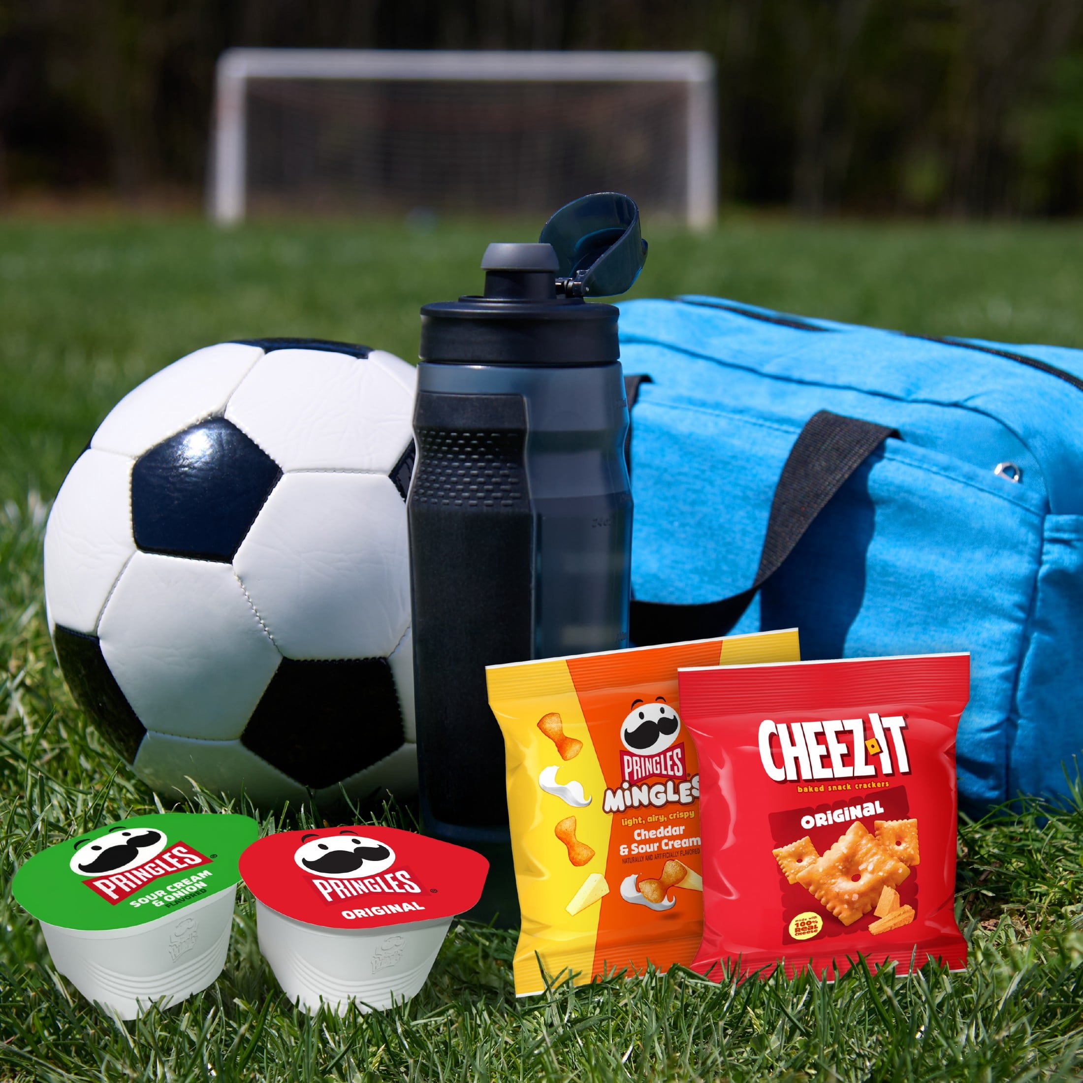 Cheez-It, Pringles Variety Pack Snacks, Lunch Snacks, 20 Count