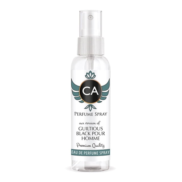 Perfume CA Eco Refill Guiltious Black para hombre, 60 ml