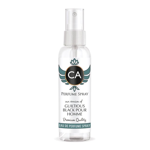 Perfume CA Eco Refill Guiltious Black para hombre, 60 ml
