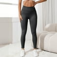 thumbnail image 5 of Mnuaqn Anti Cellulite Compression 3D Leggings Women Butt Lifting Tummy Control with Resistance Bands Gym Yoga Pants Dark Gray,Size L, 5 of 5