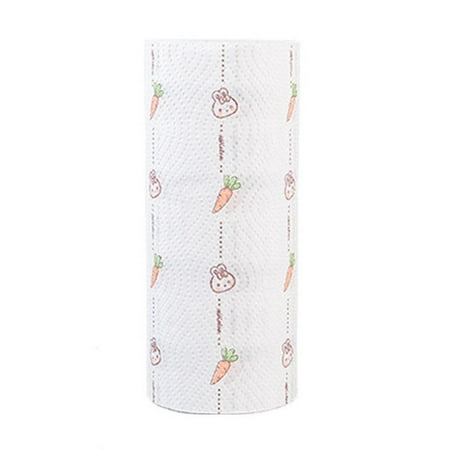 paper kitchen towel cooking oil dishwashing washable absorbing printed roll cartoon