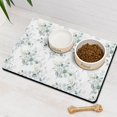 thumbnail image 2 of Floral and Skull Pet Feeding Mat - Retro Floral Print Dog Food Mat, Absorbent & Durable for Puppies, 2 of 3