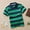 Navy/Green, variant on WIBACKER Kids Boy's Short Sleeve Tops Child 2-14T Cartoon Cotton Jersey Colorblock Striped Polo Shirts Tops