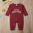 thumbnail image 3 of Douhoow Newborn Baby Boy Letter Print Romper Spring Infant Long Sleeve O-neck Jumpsuit, 3 of 9