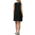 thumbnail image 3 of INSPIRE CHIC Women's Shift Dress Sleeveless Summer Casual Tunic Tank Dresses M Black, 3 of 6