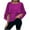 Purple, variant on Ltctricy Blouses for Women Fashion Loose Half Sleeve Crew Neck Mesh Layered Dressy Tops Business Casual Shirts