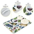 thumbnail image 4 of Kitchen Drying Mat 18x24In Drying Dish Mat Dish Drying Mats Kitchen Countertop Multi-Function Drain Drying Mat Kitchen Table Bottle, 4 of 8