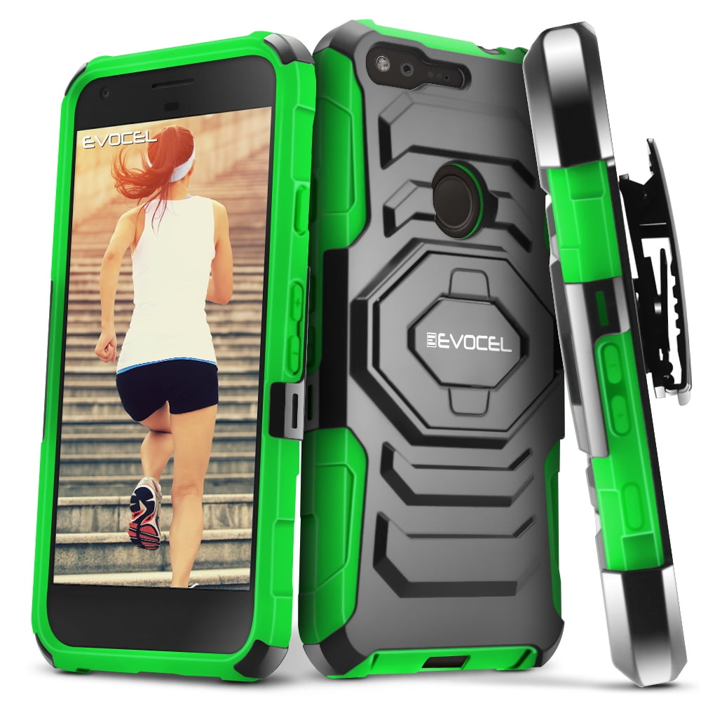 Google Pixel Case, Evocel [Belt Clip Holster] [Kickstand] [Dual Layer