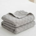 thumbnail image 5 of Cotton Knitted Gauze Cover Blanket Layer Thread Blanket Towel Quilt Double Cotton Conditioning Quilt Summer Quilt Small Blanket, 5 of 6