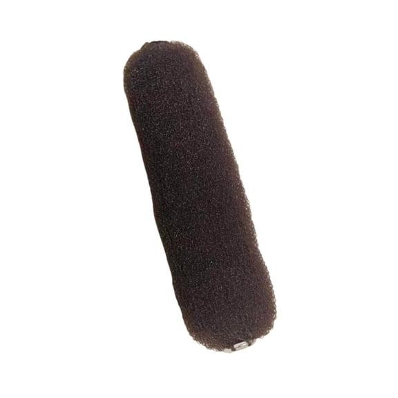 Hair Bun Maker, Mesh Donut Hair Bun Maker with Secure Clasp, Quick Updo Hairstyles for Women, Brown, 7.9 in