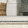 thumbnail image 7 of JONATHAN Y SANTA MONICA 5 x 8 Area Rug, Lucia Diamond Border - Cream/Black, SMB207B-5, 7 of 7