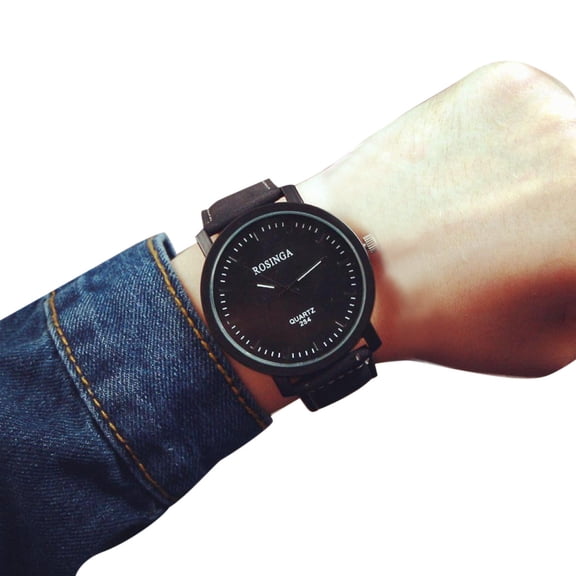 Teissuly Fashion Watch Steel Case Men women Leather Quartz analog wrist Watch