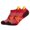 Red, variant on WREESH Women's Casual Towel Bottom Running Socks, Slip Combed Sweat Absorbing Breathable Ankle Socks for Sports and Hiking Blue