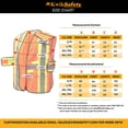 thumbnail image 6 of KwikSafety CAPITAL Hi Vis Reflective ANSI PPE Breakaway Class 2 Safety Vest Size: 4XL/5XL, Color: Orange, 6 of 7