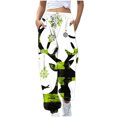 thumbnail image 2 of WXLWZYWL Women Merry Christmas Sweatpants Drawstring Jogger Snowflake Fun Print Elastic Waist Casual Trousers Warm Comfy Pants with Pockets, 2 of 5