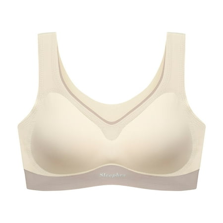 

TOWED22 Bra For Women Women s Lace Balconette Bra Lightly Padded Underwire Sexy Plus Size Demi Beige L