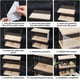 thumbnail image 2 of Vitrina de acrílico de dos niveles con base de madera. Caja organizadora para coleccionables. Exhibidor de madera transparente., 2 of 9
